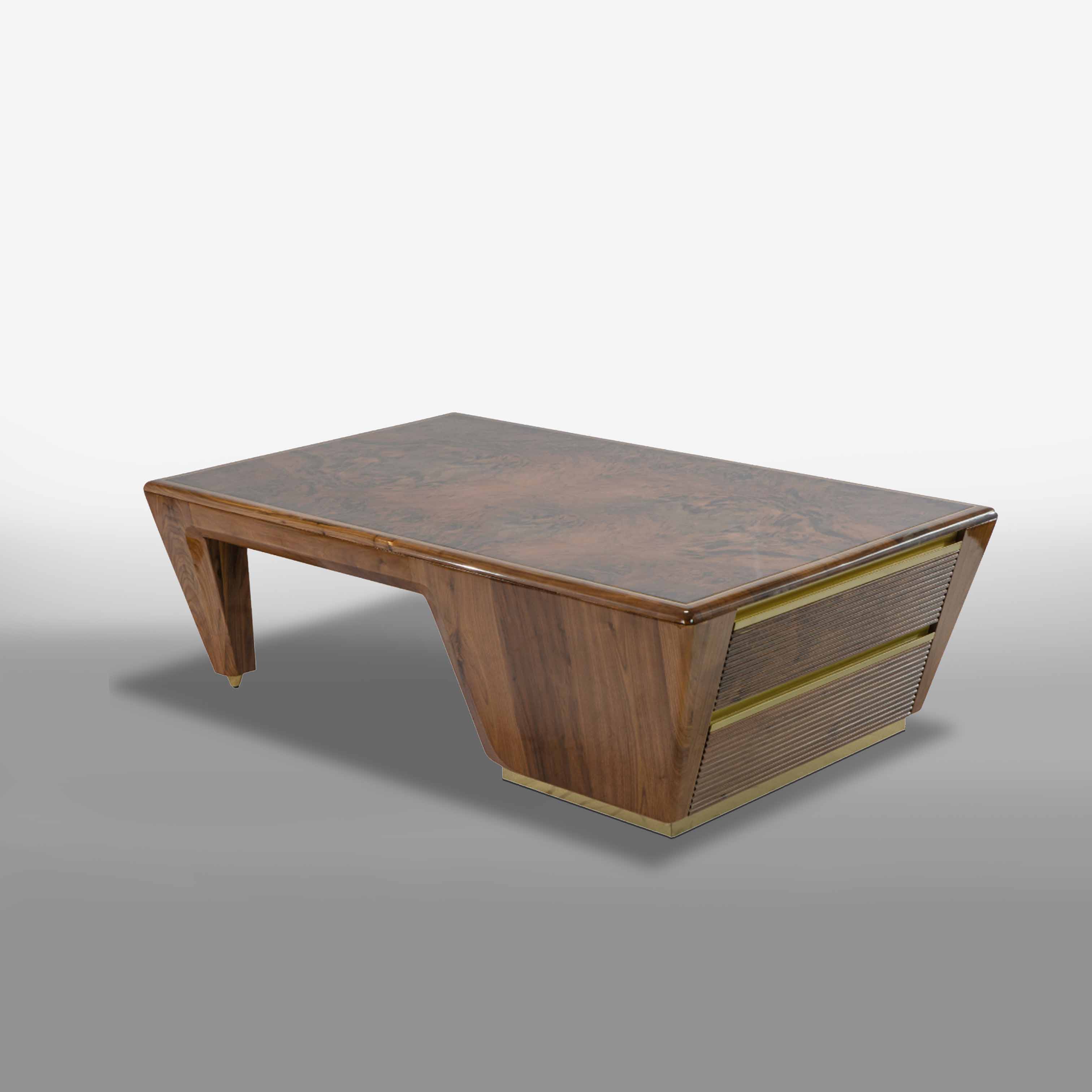 Elegant rectangular wooden table - B54LHFU
