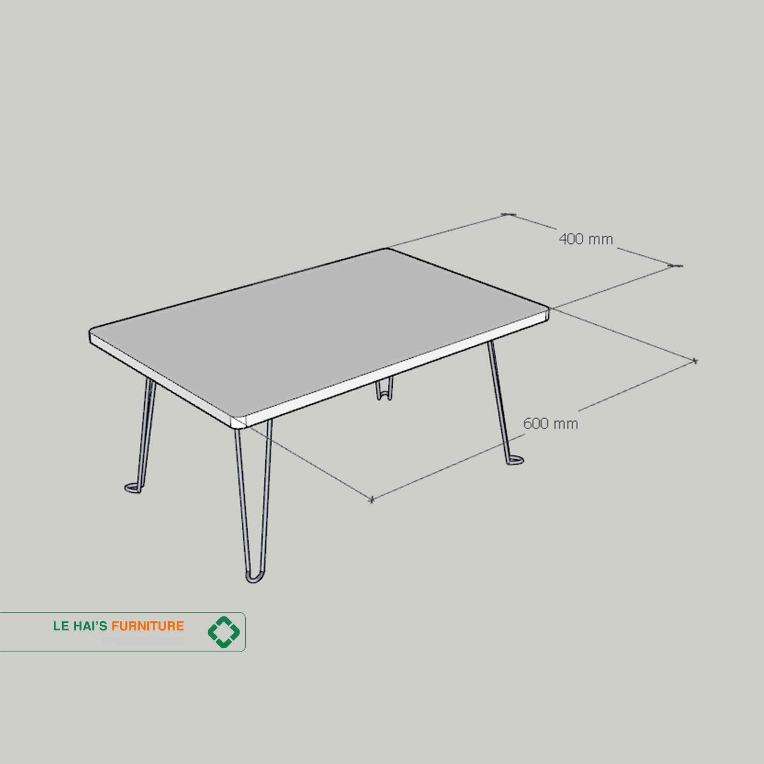 Bàn học gấp nhỏ gọn thông minh tiết kiệm diện tích - B67LHFU