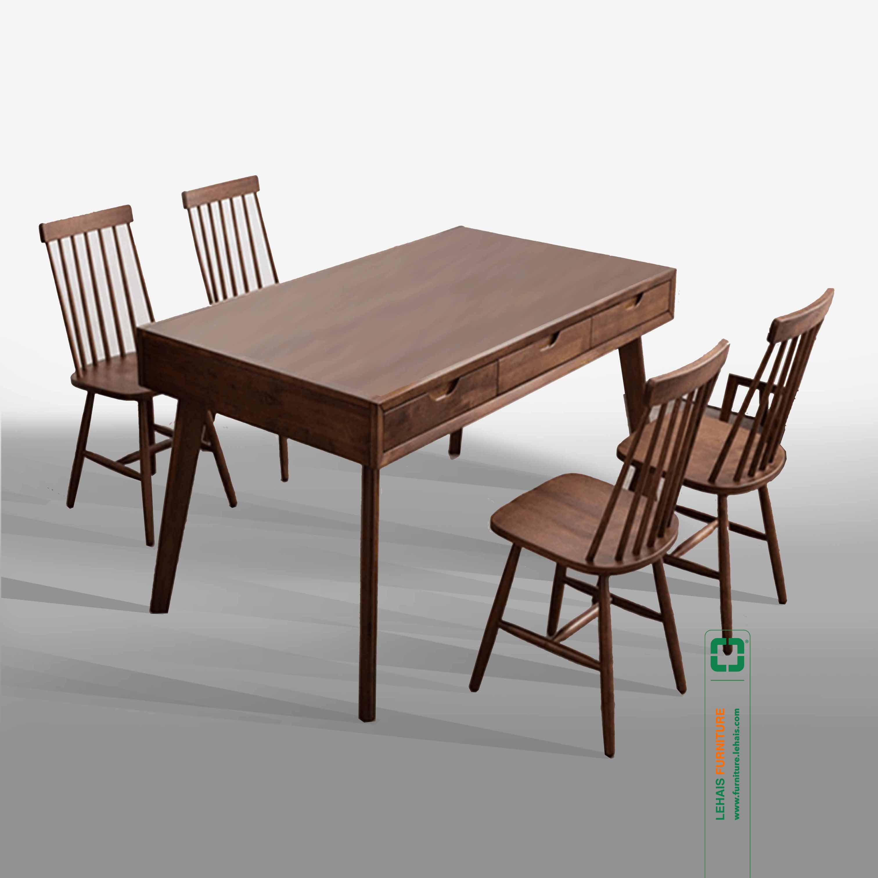 Rectangle table and chairs Pinnstol - BG6LHFU