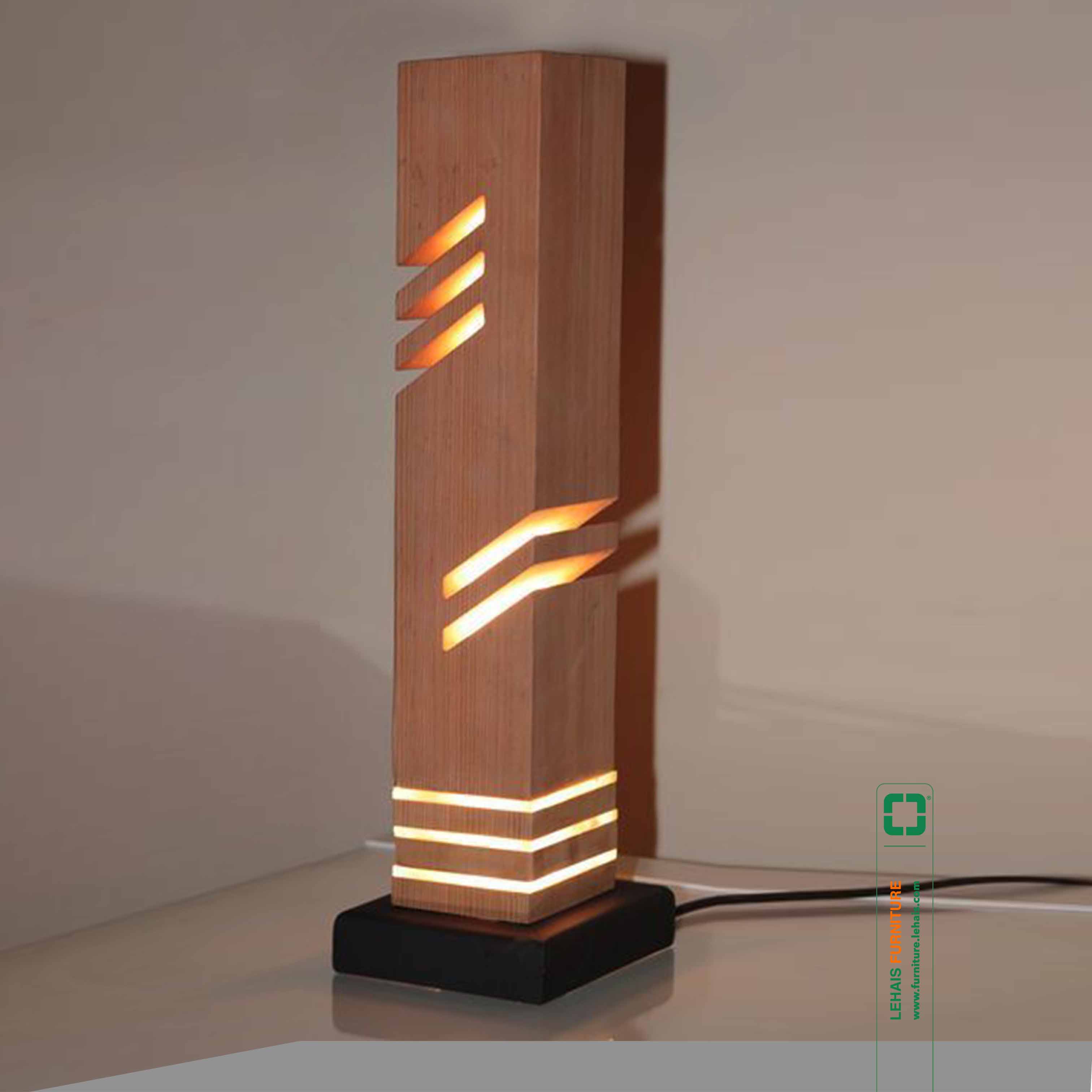 Đèn gỗ trang trí nghệ thuật - D50LHFU