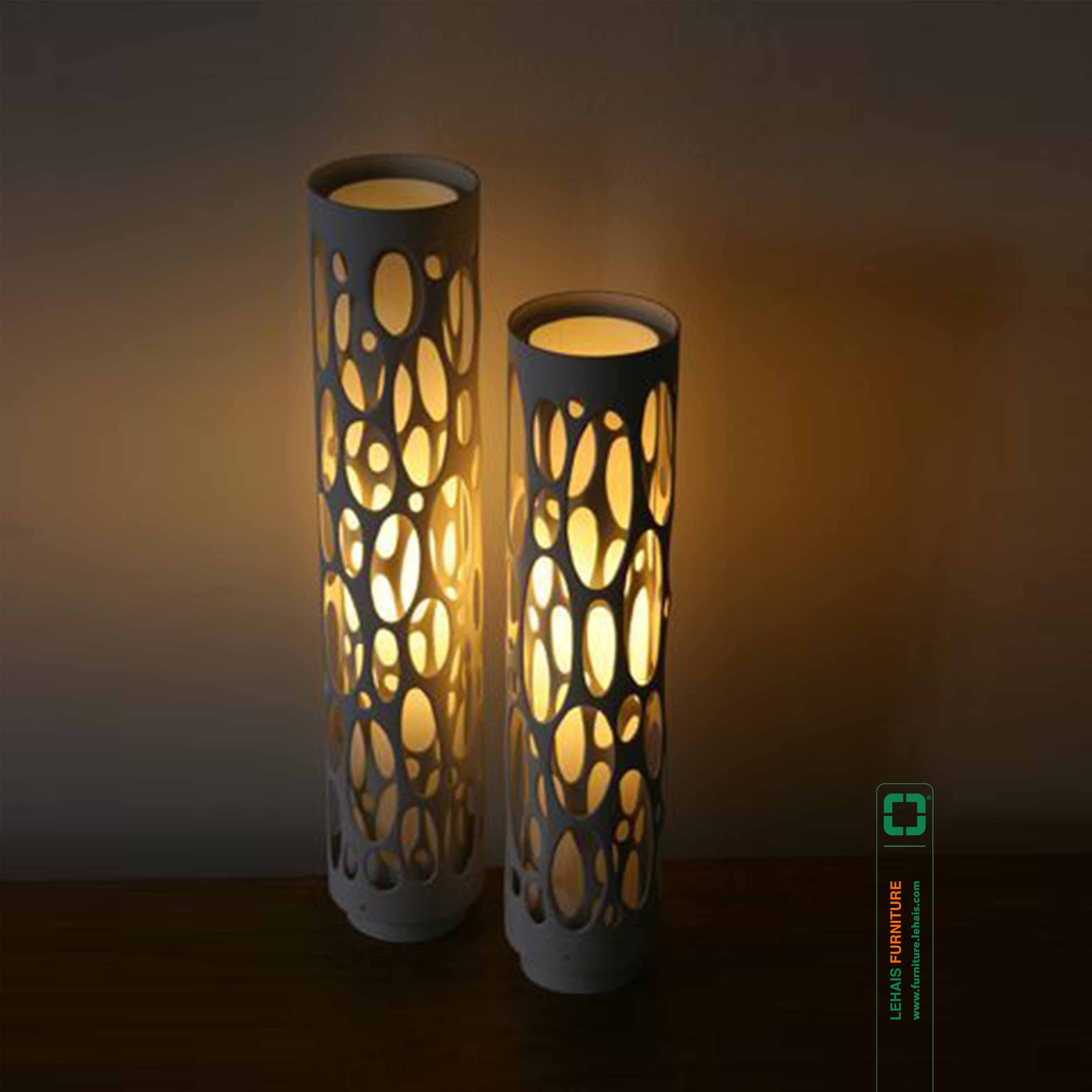 Decorative wood art lamp - D53LHFU