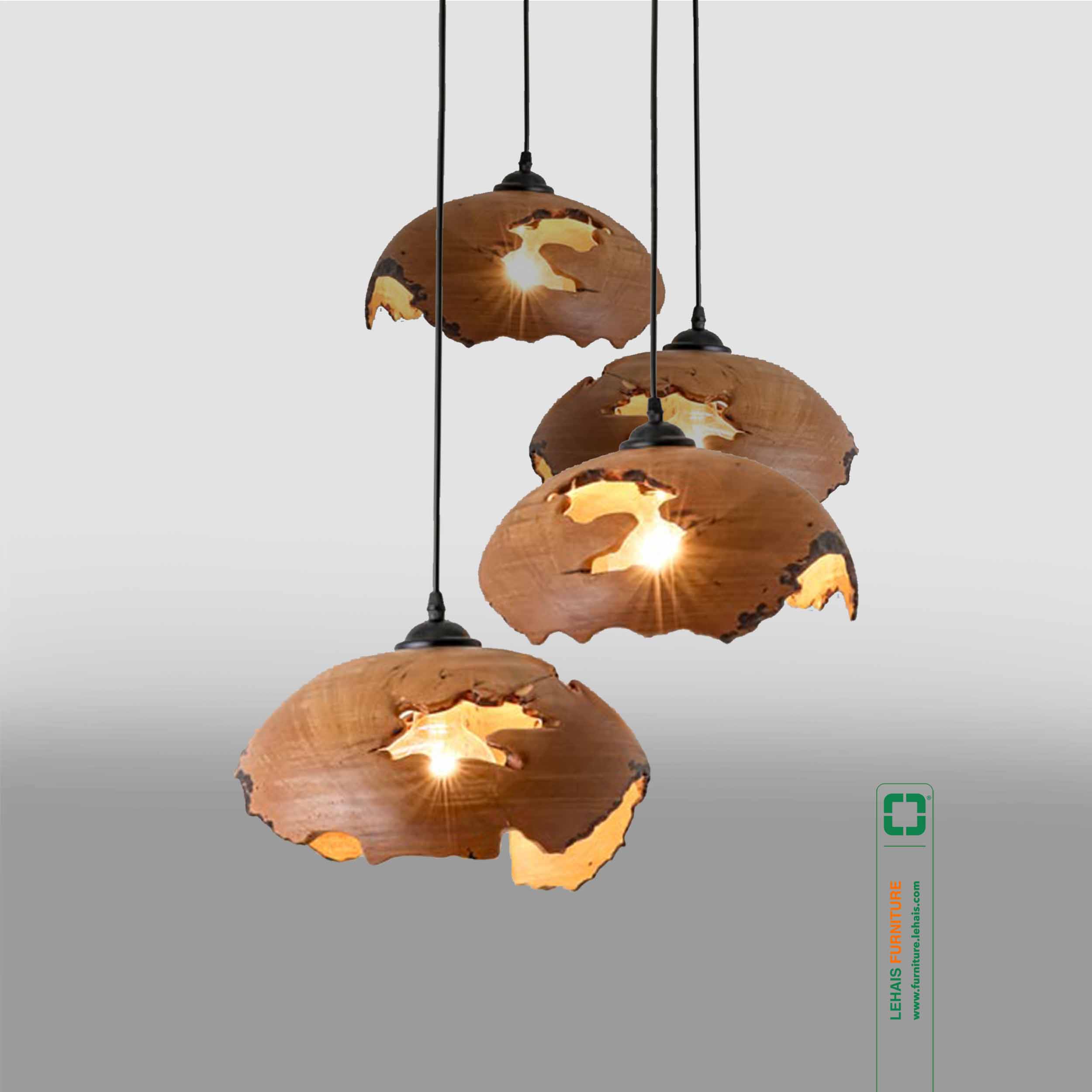 Artistic driftwood lampshade - D59LHFU