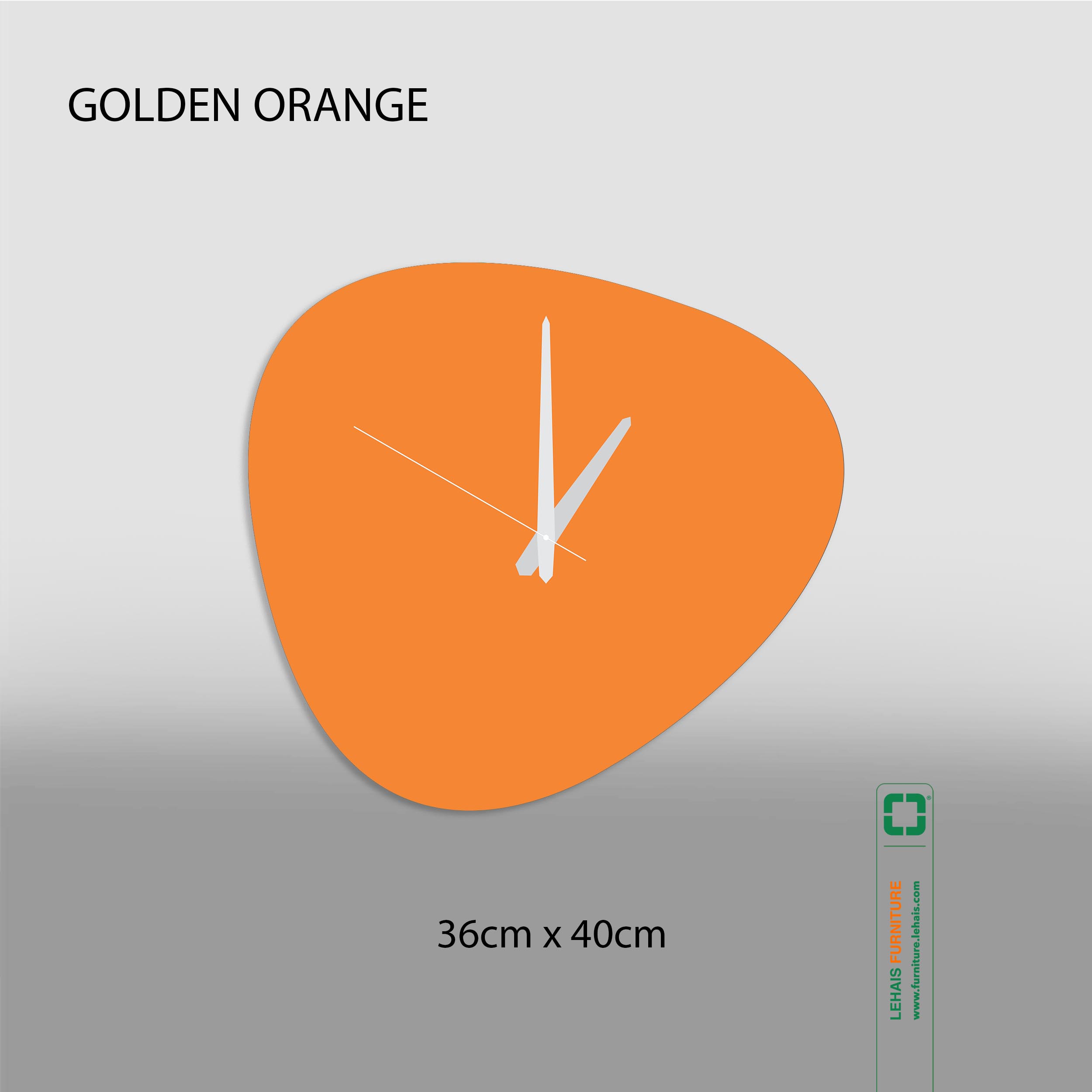 Đồng hồ treo tường trang trí nghệ thuật hiện đại bằng nhựa mica - DTT52LHFU