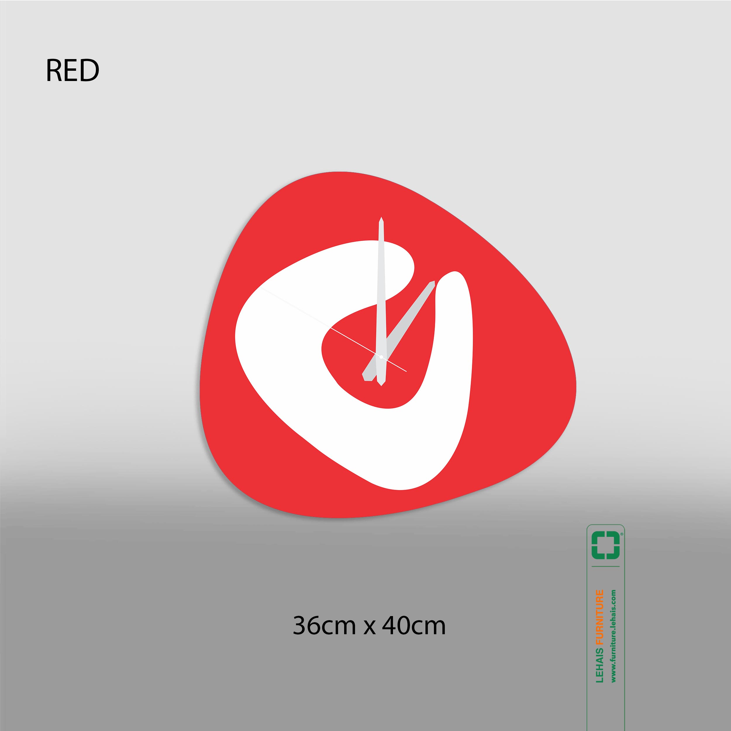 Sản phẩm đồng hồ trang trí nghệ thuật hiện đại từ chất liệu nhựa mica - DTT53LHFU