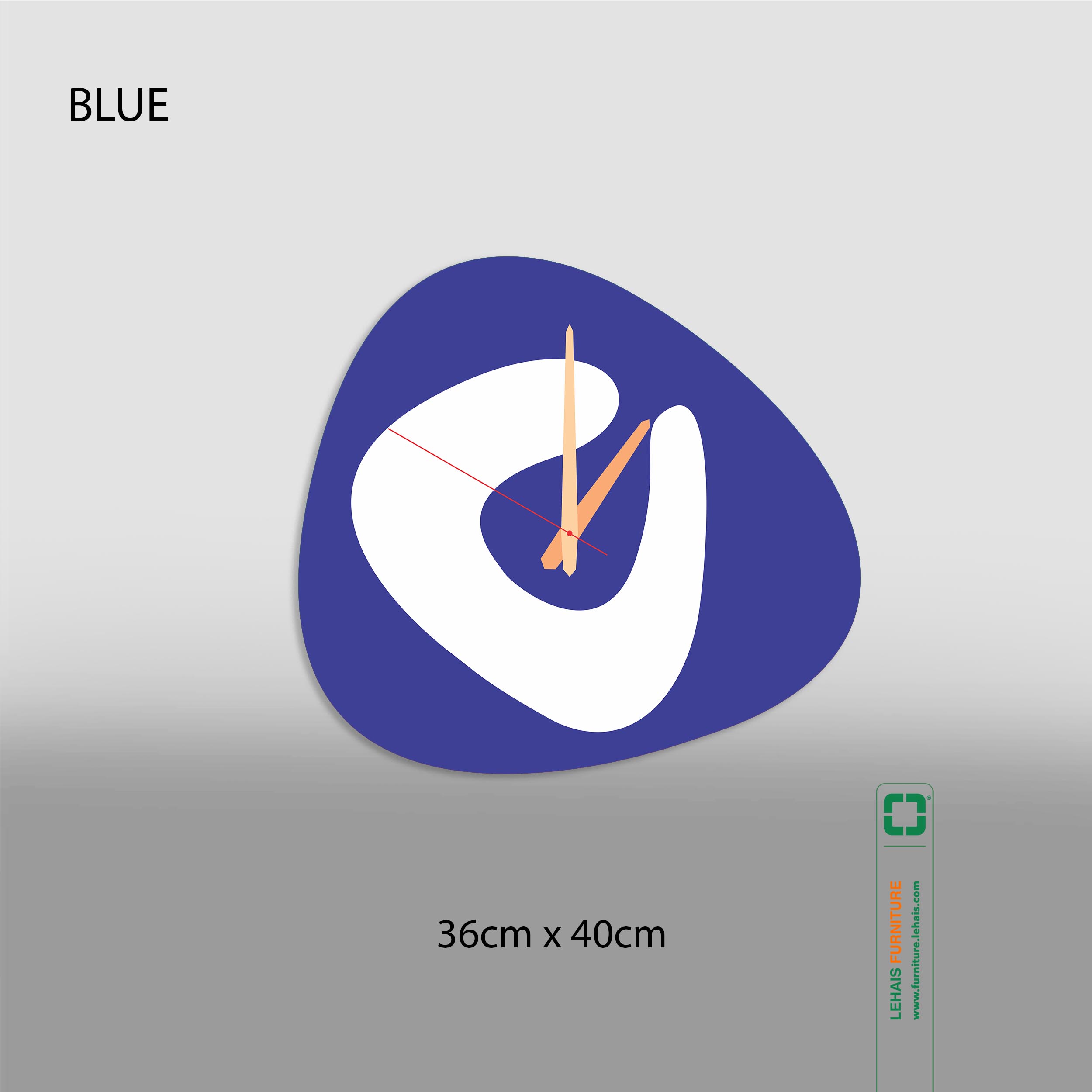 Sản phẩm đồng hồ trang trí nghệ thuật hiện đại từ chất liệu nhựa mica - DTT53LHFU