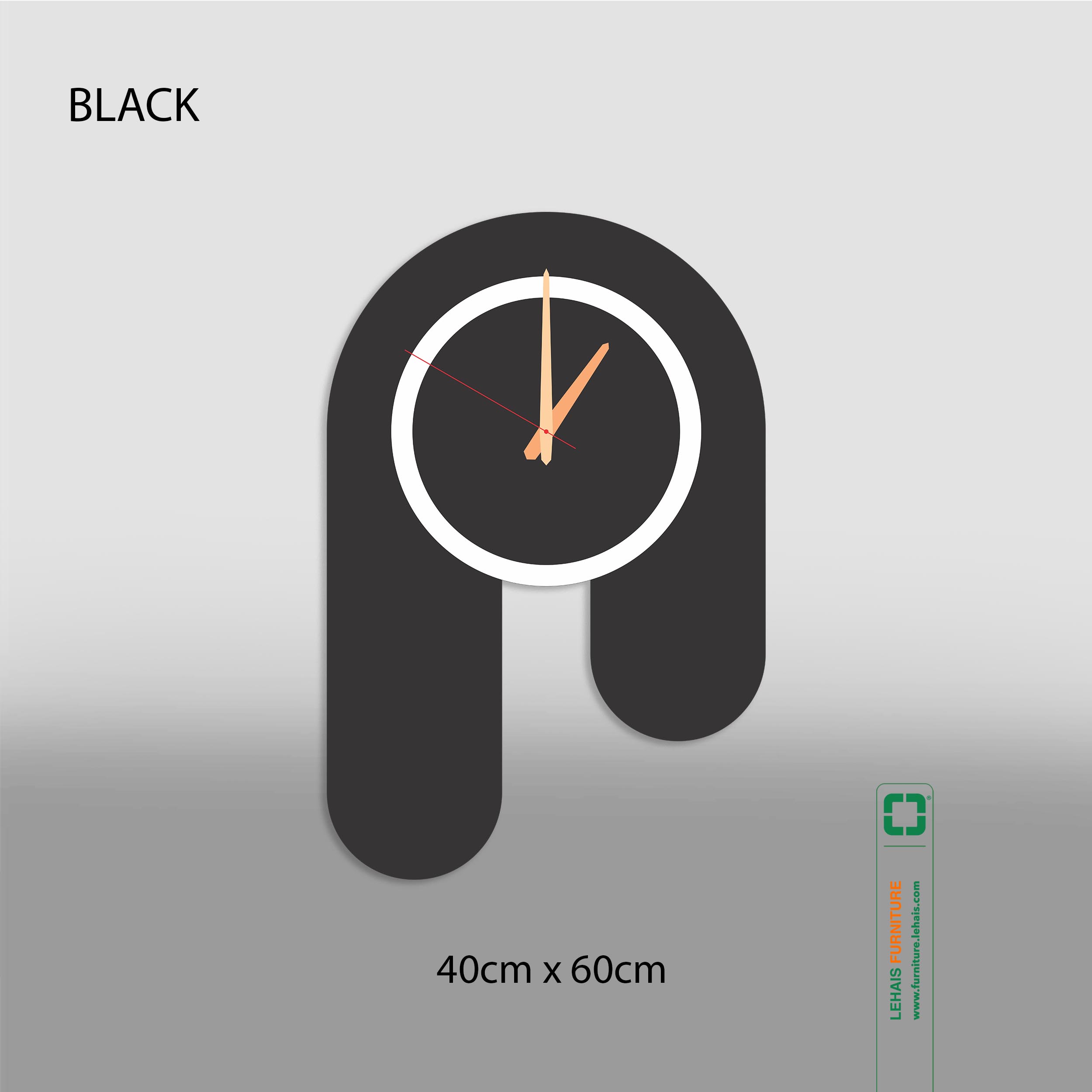 Đồng hồ trang trí nghệ thuật phong cách hiện đại làm từ chất liệu nhựa mica - DTT54LHFU