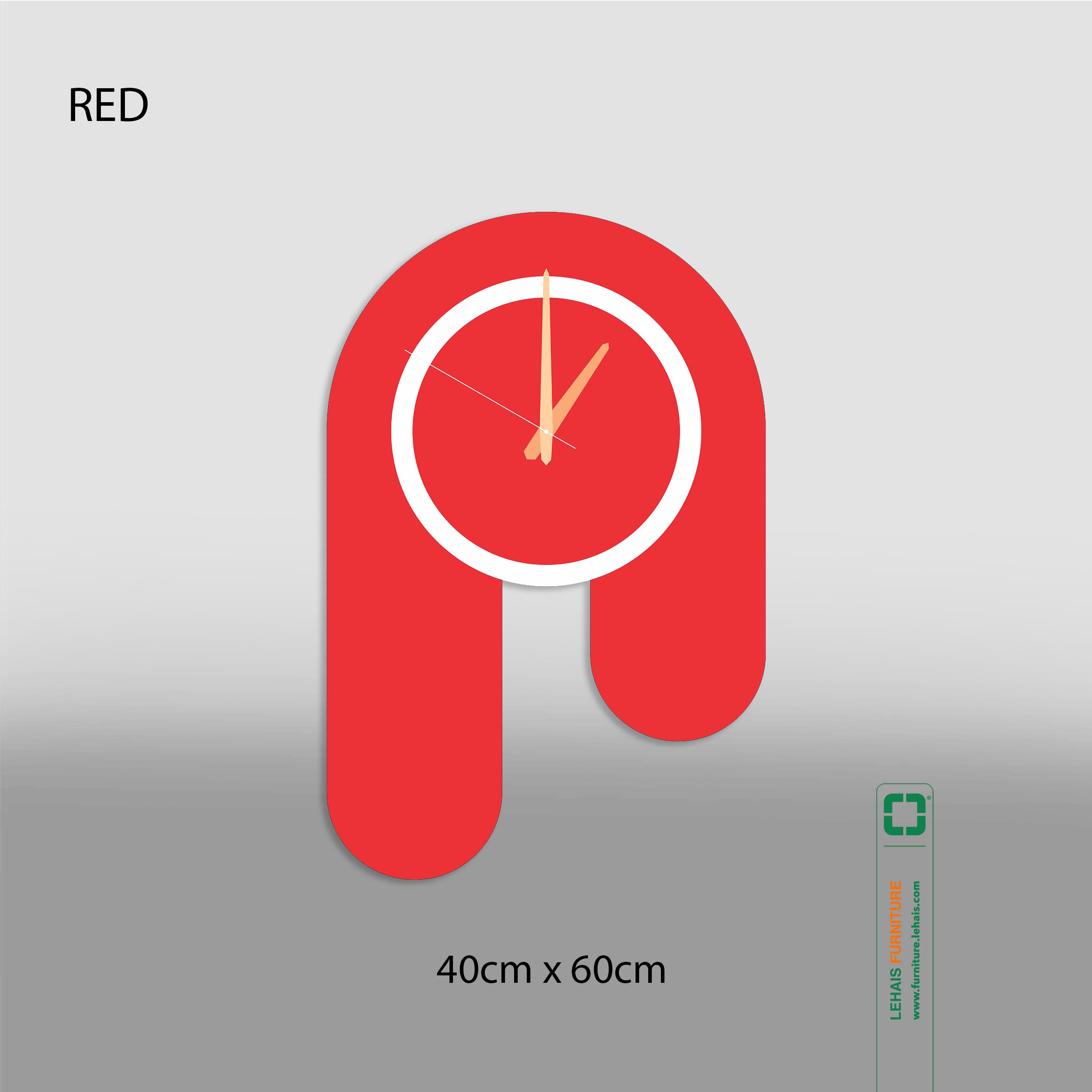 Đồng hồ trang trí nghệ thuật phong cách hiện đại làm từ chất liệu nhựa mica - DTT54LHFU