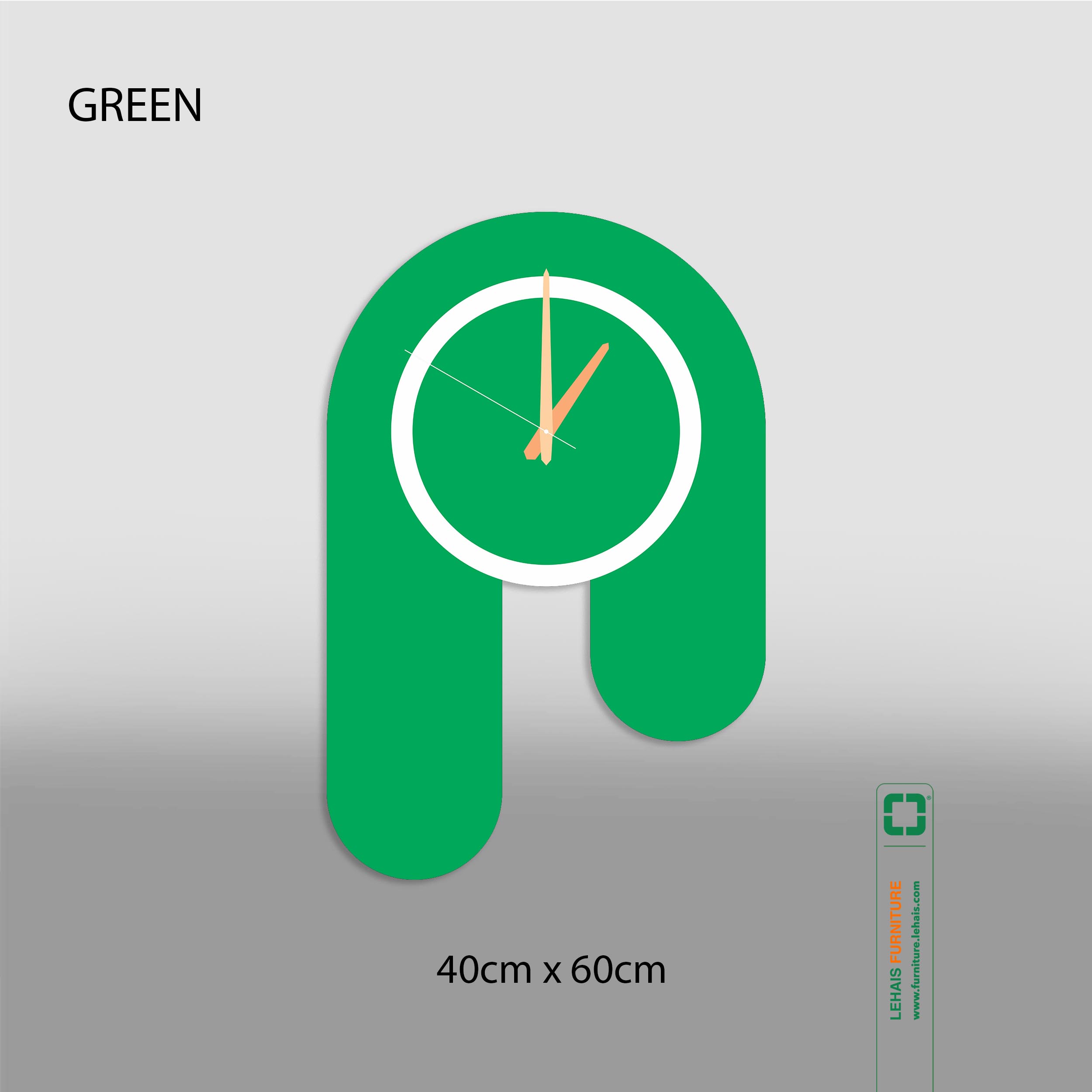 Đồng hồ trang trí nghệ thuật phong cách hiện đại làm từ chất liệu nhựa mica - DTT54LHFU