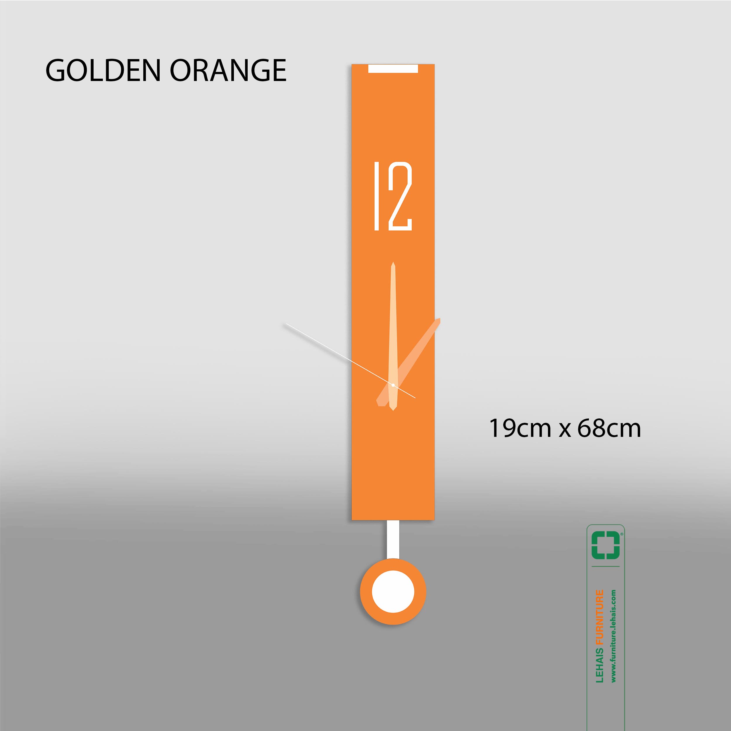 Đồng hồ treo tường nghệ thuật hiện đại chế tác từ nhựa mica - DTT55LHFU