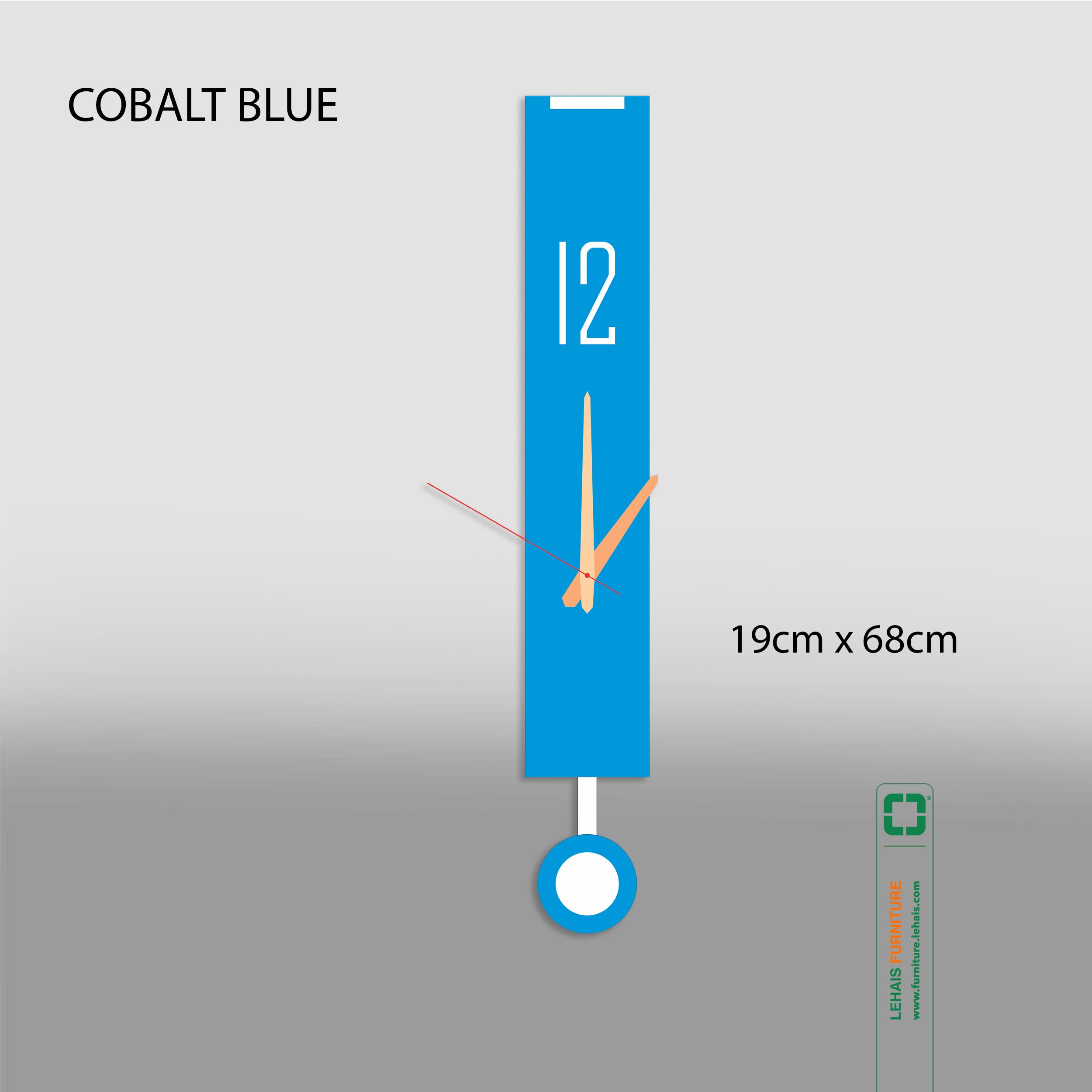 Đồng hồ treo tường nghệ thuật hiện đại chế tác từ nhựa mica - DTT55LHFU