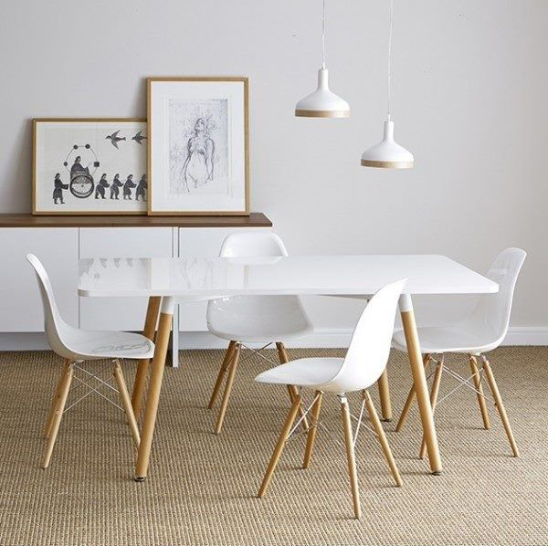Elegant and youthful dining tables and chairs for 4 people