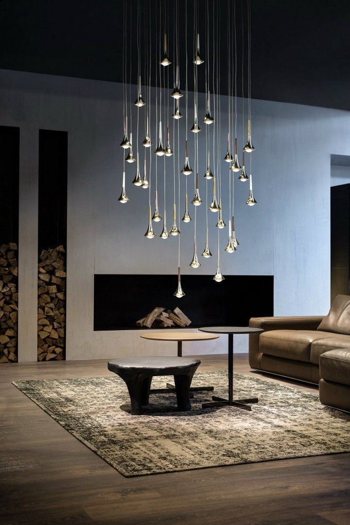 Những mẫu đèn trang trí phòng khách theo phong cách hiện đại đẹp và sang trọng 6