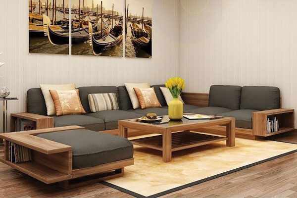 Những mẫu ghế sofa gỗ hiện đại đang được ưa chuông hiện nay 5