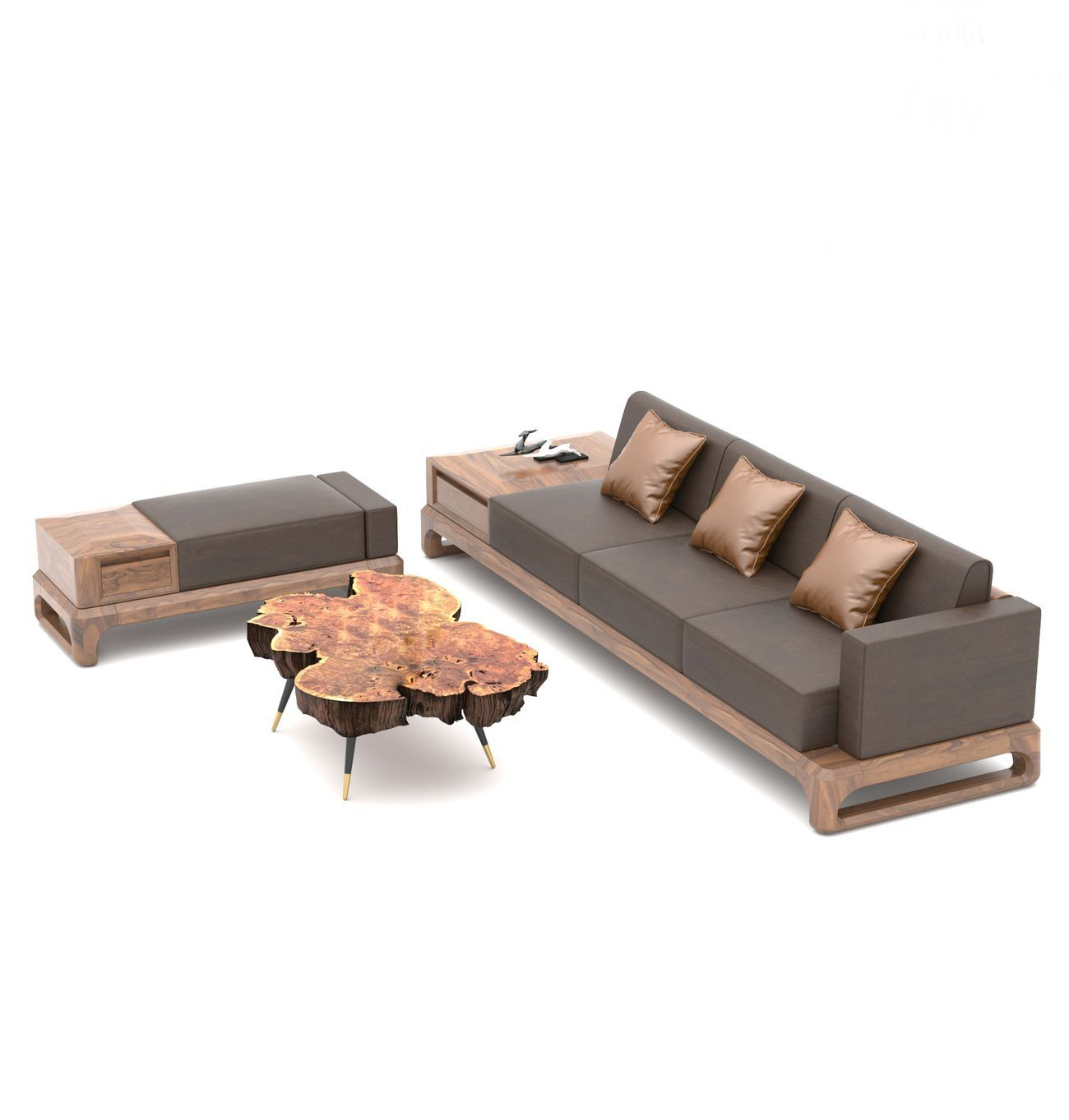 Những mẫu ghế sofa gỗ hiện đại đang được ưa chuông hiện nay 7