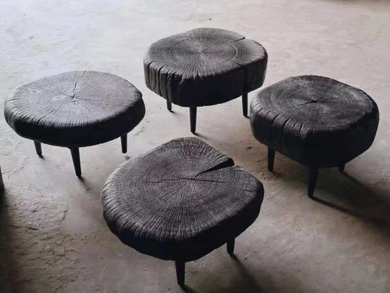 Nghệ thuật thủ công và những chiếc bàn được chế tác từ gỗ lũa 5