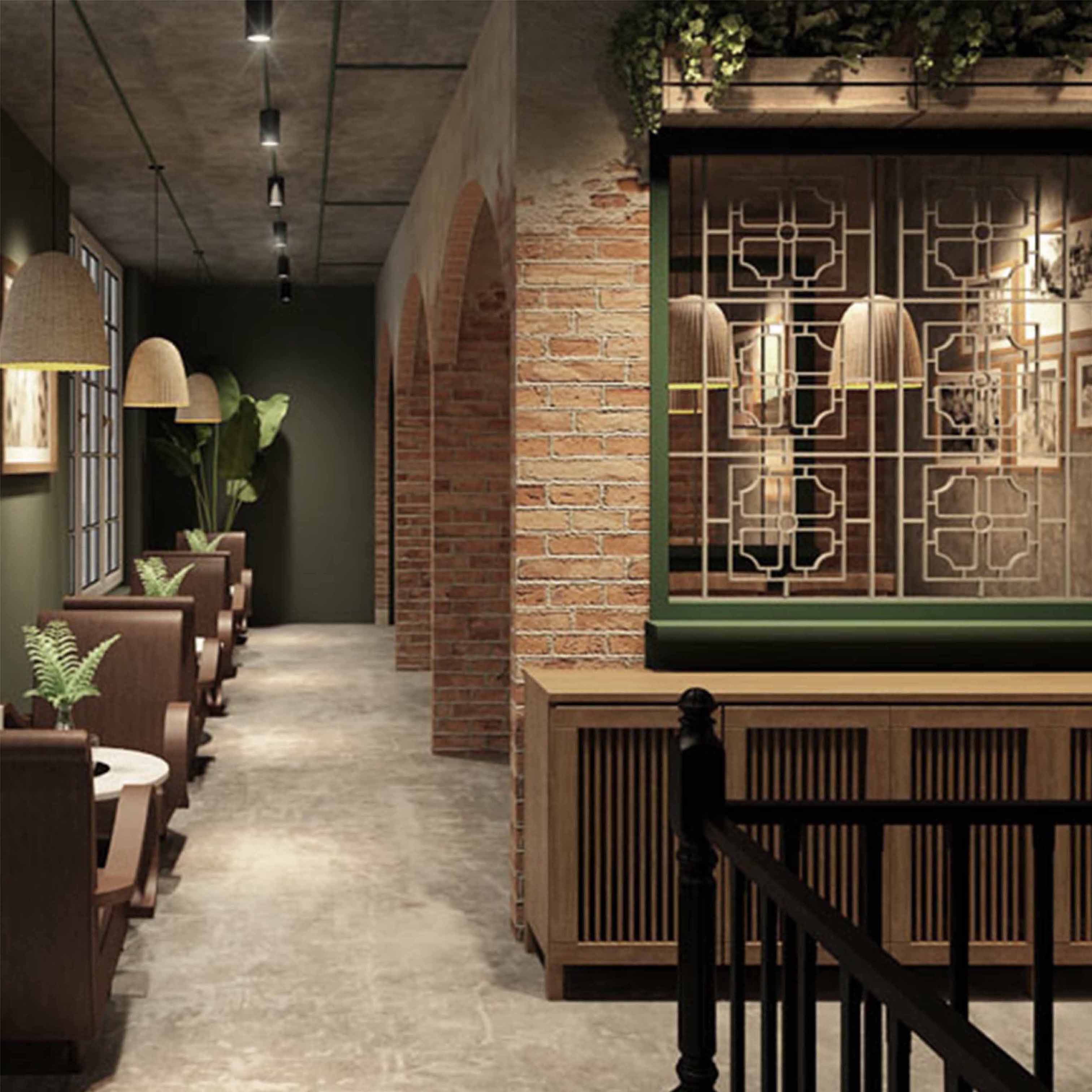 Thiết thiết kế quán cafe theo phong cách Việt Xưa - TK27LHFU