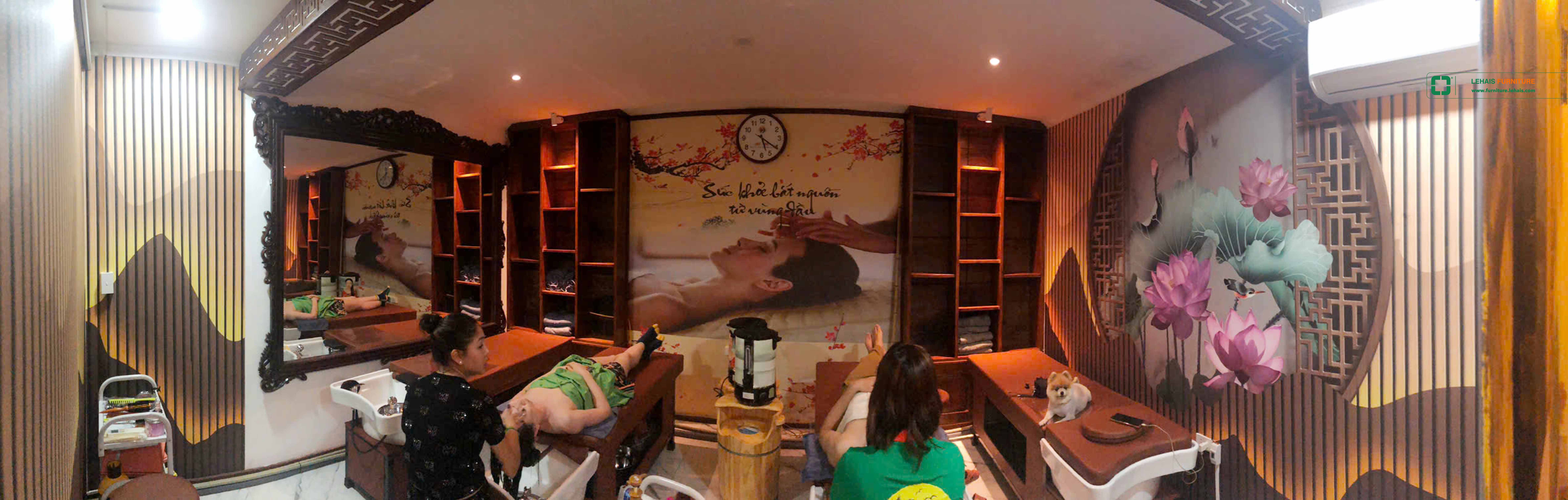 Thi công và thiết kế quán CAFE - SPA - HOME theo phong cách Hà Nội cổ - TK32LHFU