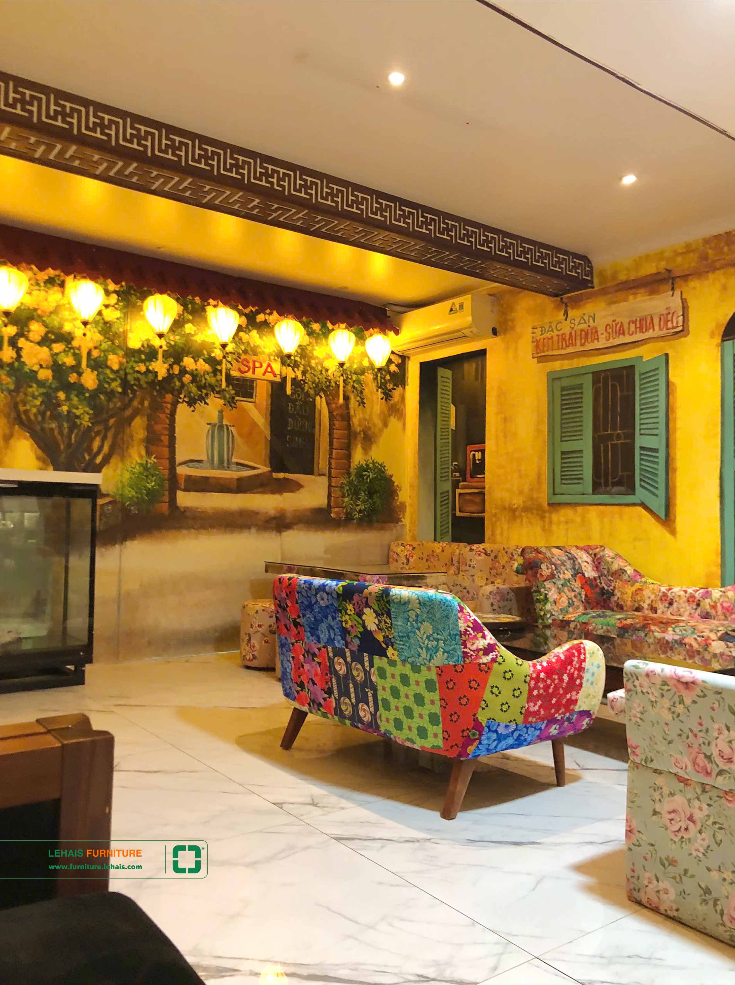 Thi công và thiết kế quán CAFE - SPA - HOME theo phong cách Hà Nội cổ - TK32LHFU