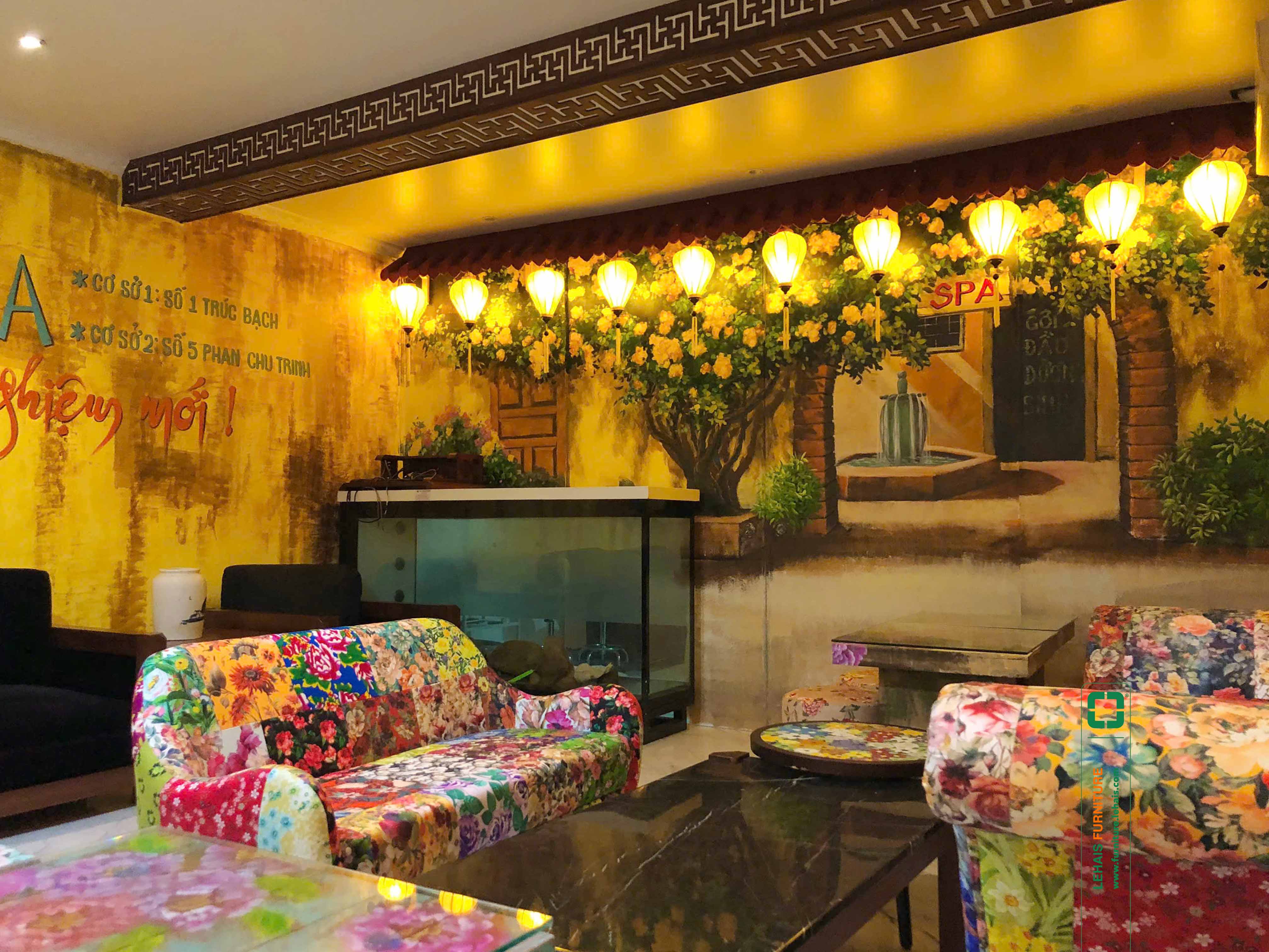 Thi công và thiết kế quán CAFE - SPA - HOME theo phong cách Hà Nội cổ - TK32LHFU