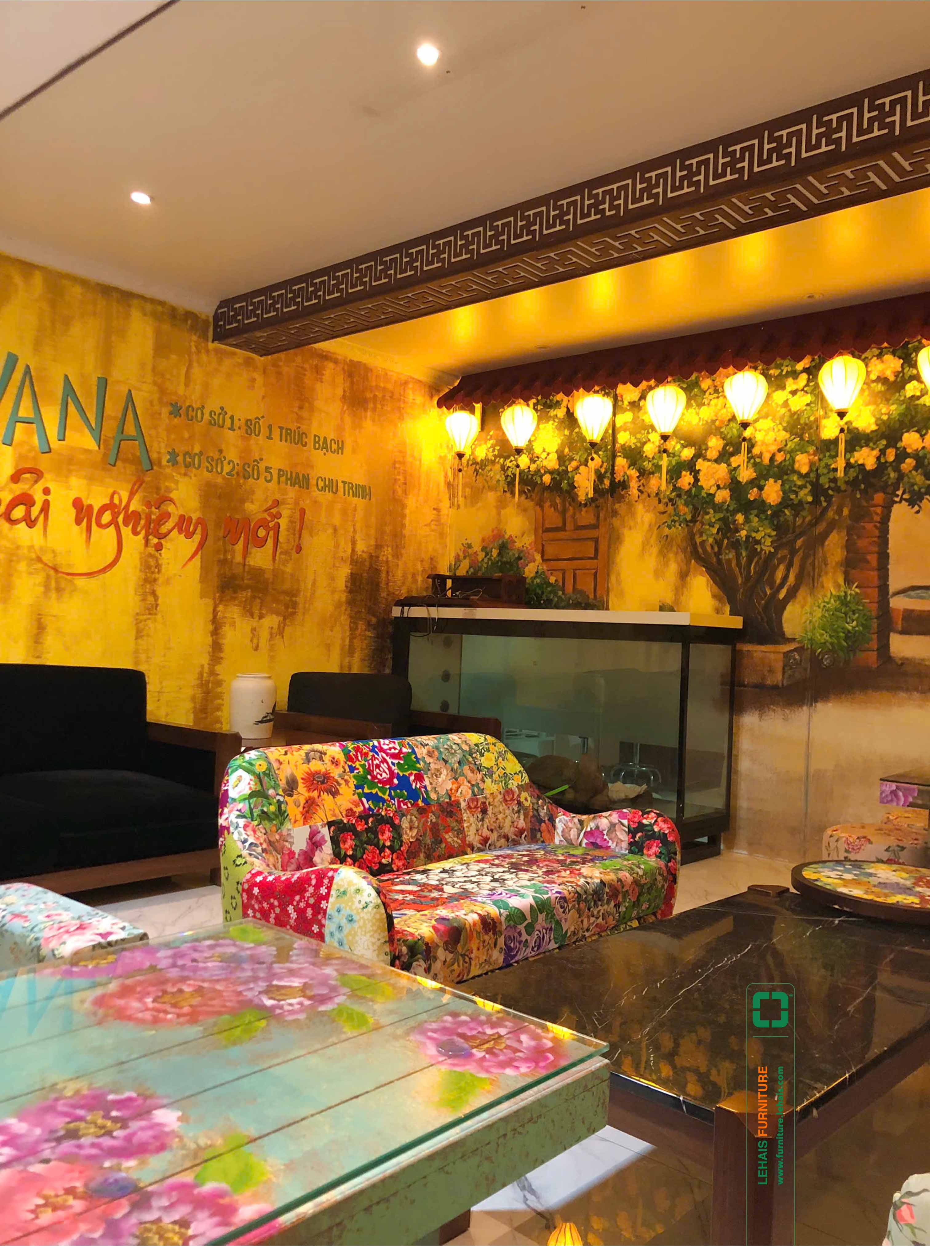 Thi công và thiết kế quán CAFE - SPA - HOME theo phong cách Hà Nội cổ - TK32LHFU